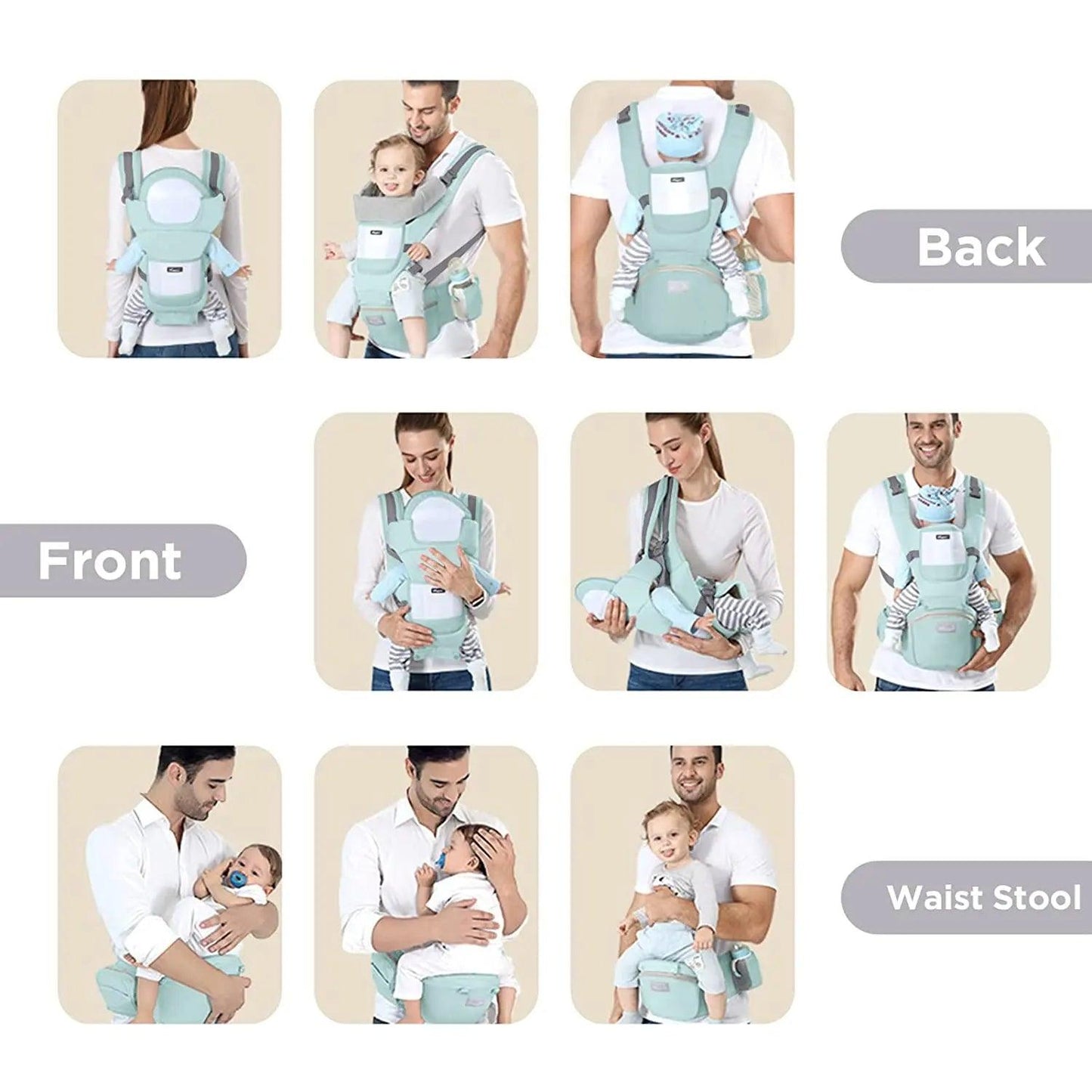 Huggeroo 9-in-1 Baby Carrier