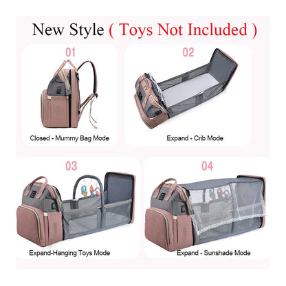 Travelin' Tots Convertible Baby Bag n' Crib