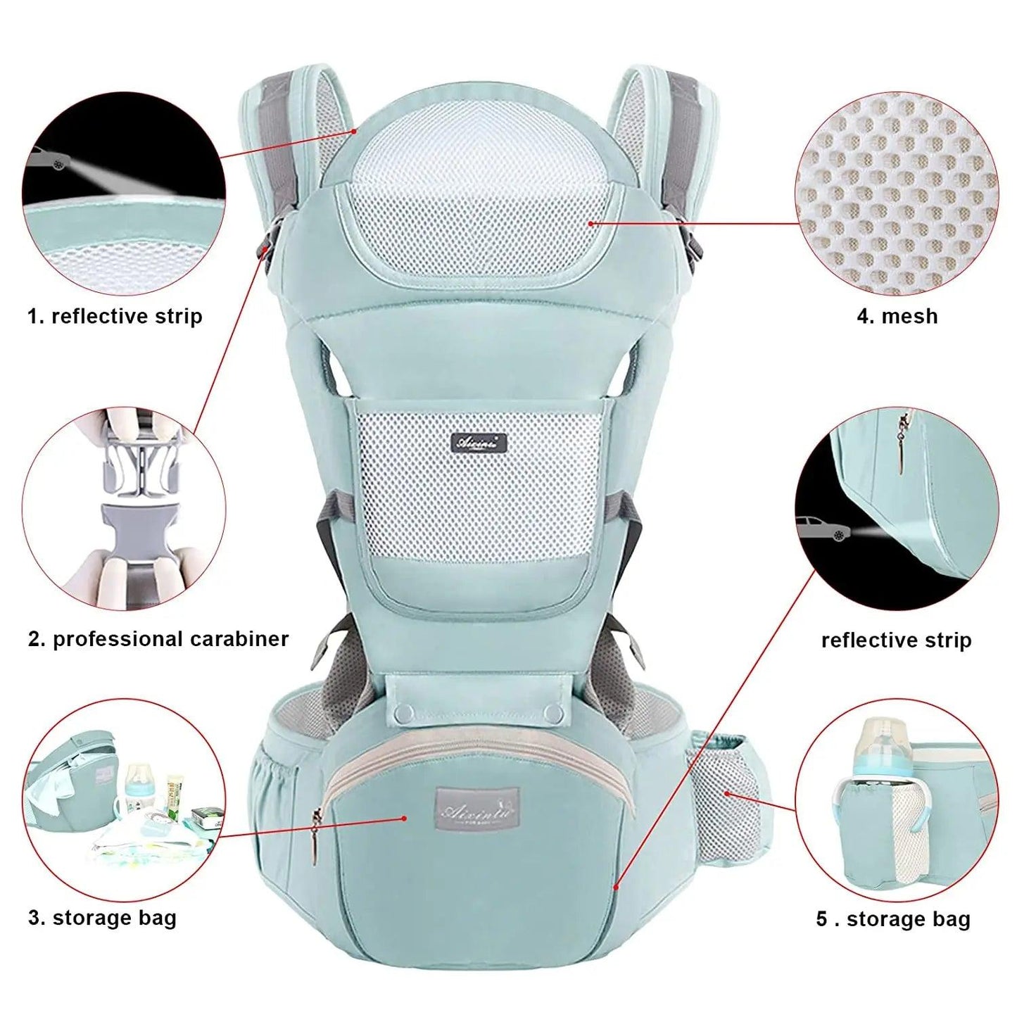 Huggeroo 9-in-1 Baby Carrier